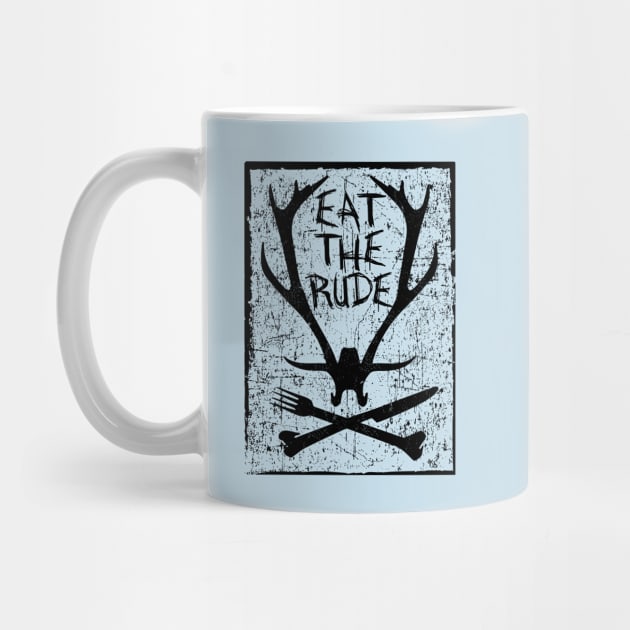 Eat The Rude - Hannibal (Black) by knolaust